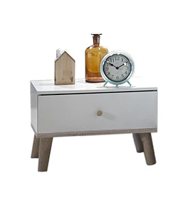 Tesoro 36 cm wide 1 drawer bedside cabinet 52 CM Wide