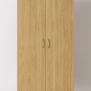Tesoro oak 2  Door Wardrobe 80 CM Wide