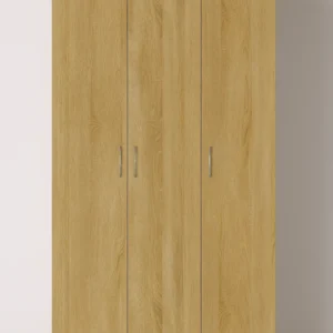 Tesoro oak 3 Door wardrobe 120 CM Wide