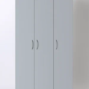 Tesoro grey 3 Door wardrobe 120 CM Wide