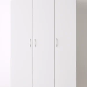Tesoro white 3 Door wardrobe 120 CM Wide