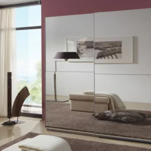 Tesoro Sliding Full Mirror White 180 CM Wide