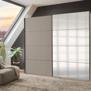 Tesoro sliding wardrobe Sahara Grey 180 CM Wide