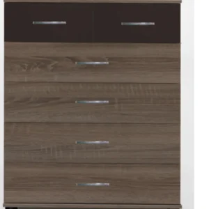 Tesoro Athen 4+2 chest of drawers Montana OAK APPL lAVA 81 CM Wide