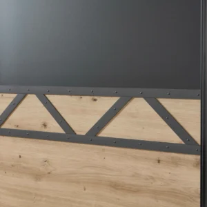 Tesoro GRAPHITE AND ARTISAN OAK 180 CM Wide