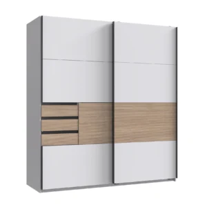 Tesoro Sliding wardrobe White 180 CM Wide