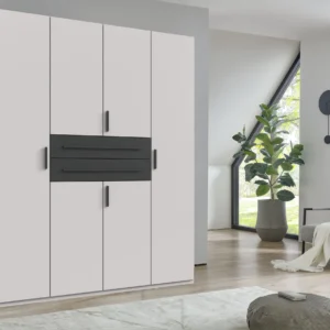 Tesoro Digit 4 Door White And Graphite 180 CM Wide