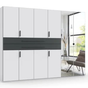 Tesoro Digit 6 Door White And Graphite 270 CM Wide