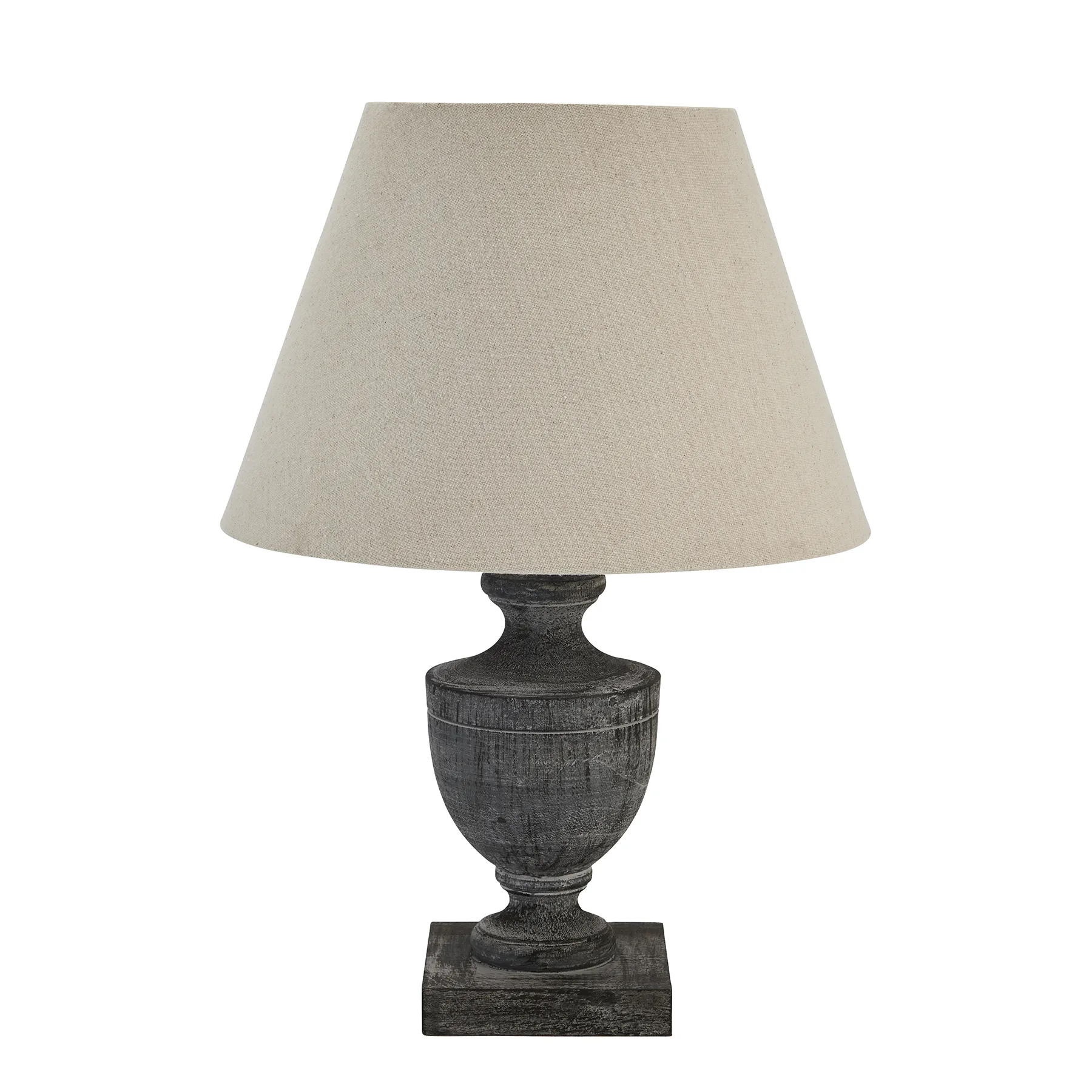 Incia Artisan Wood Urn Table Lamp – Luxe Designer Lighting