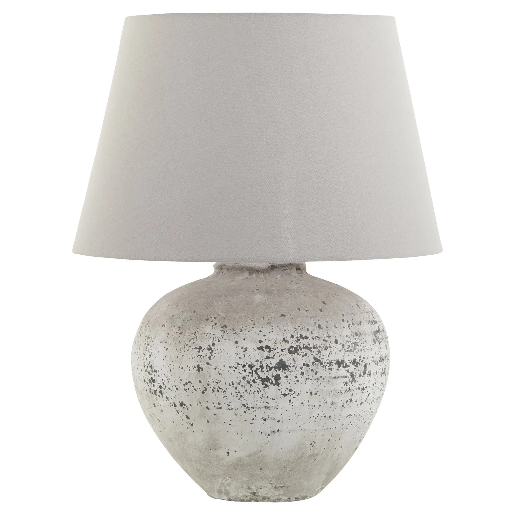 Regola Grand Artisan Stone Ceramic Table Lamp