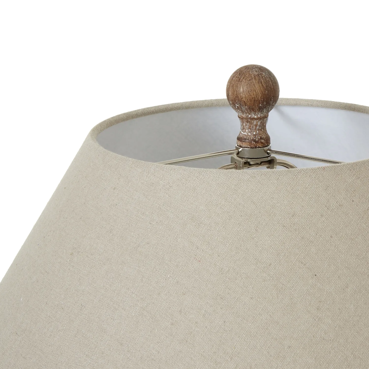 Saturn Elegance Table Lamp with Premium Linen Shade