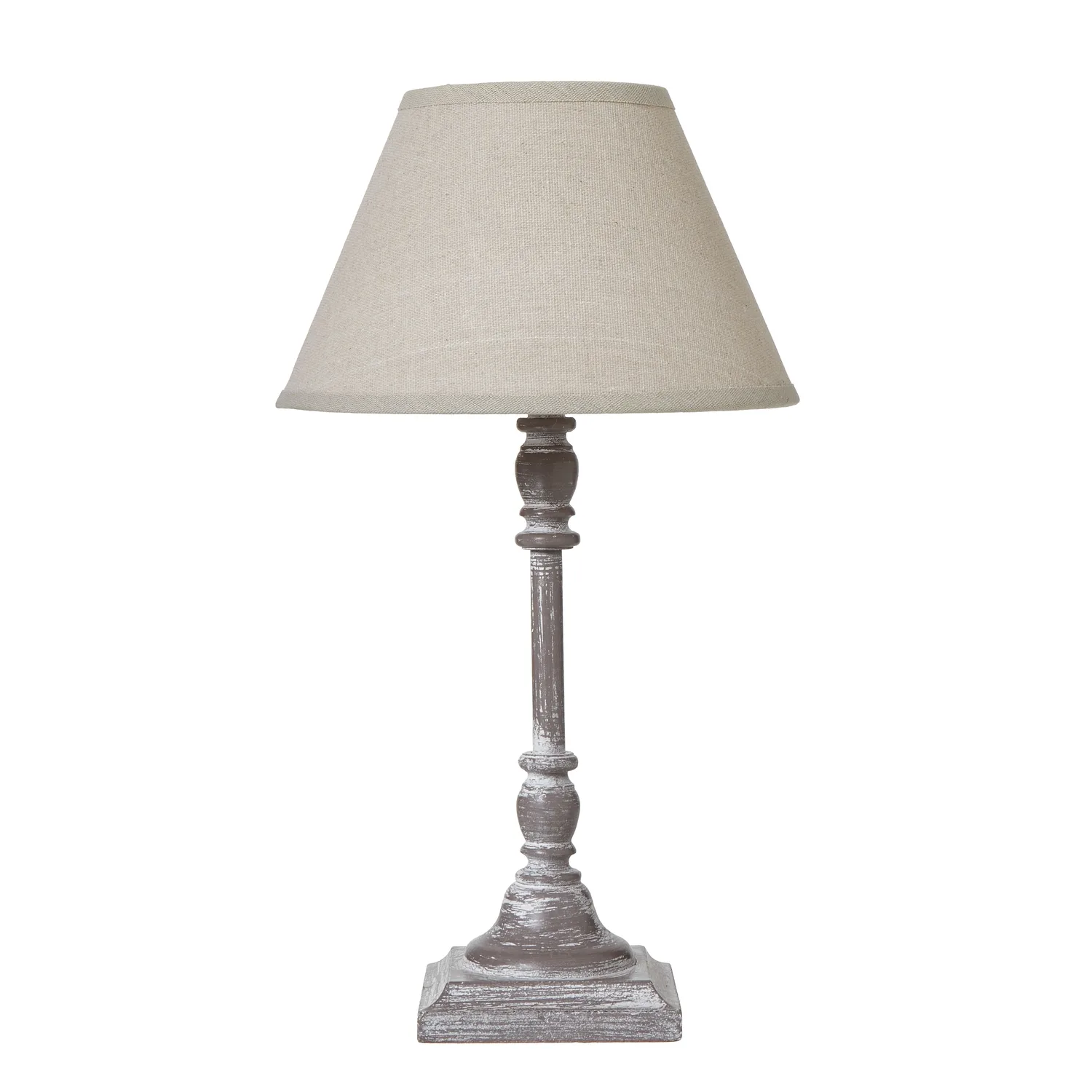 Antia Artisan Table Lamp with Handcrafted Linen Shade