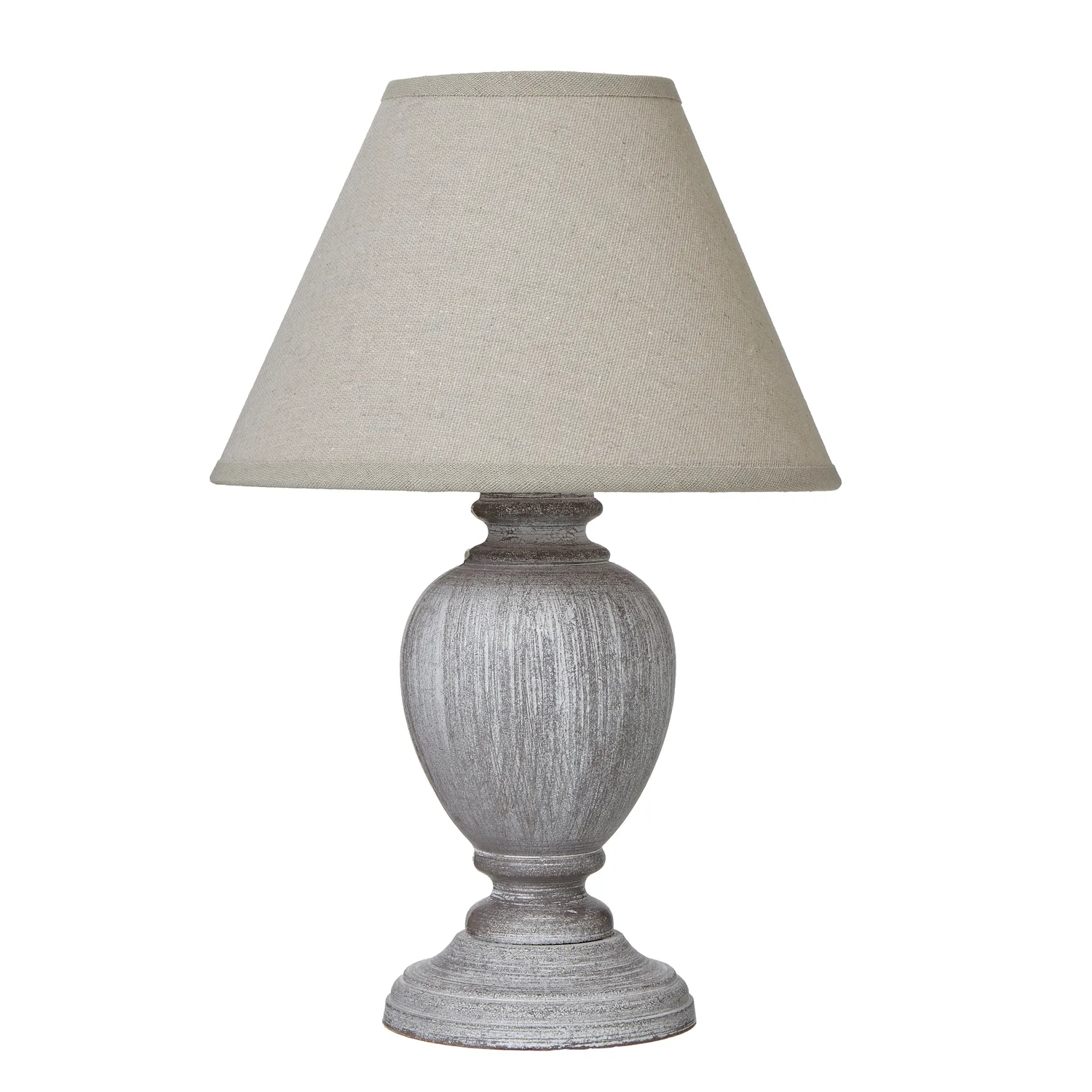 Otem Artisan Urn Table Lamp with Premium Linen Shade