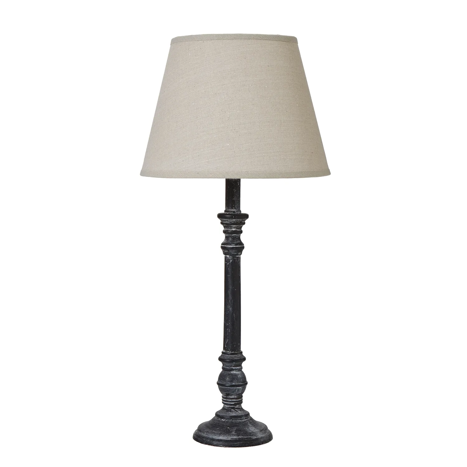 Isca Artisan Table Lamp with Handcrafted Linen Shade