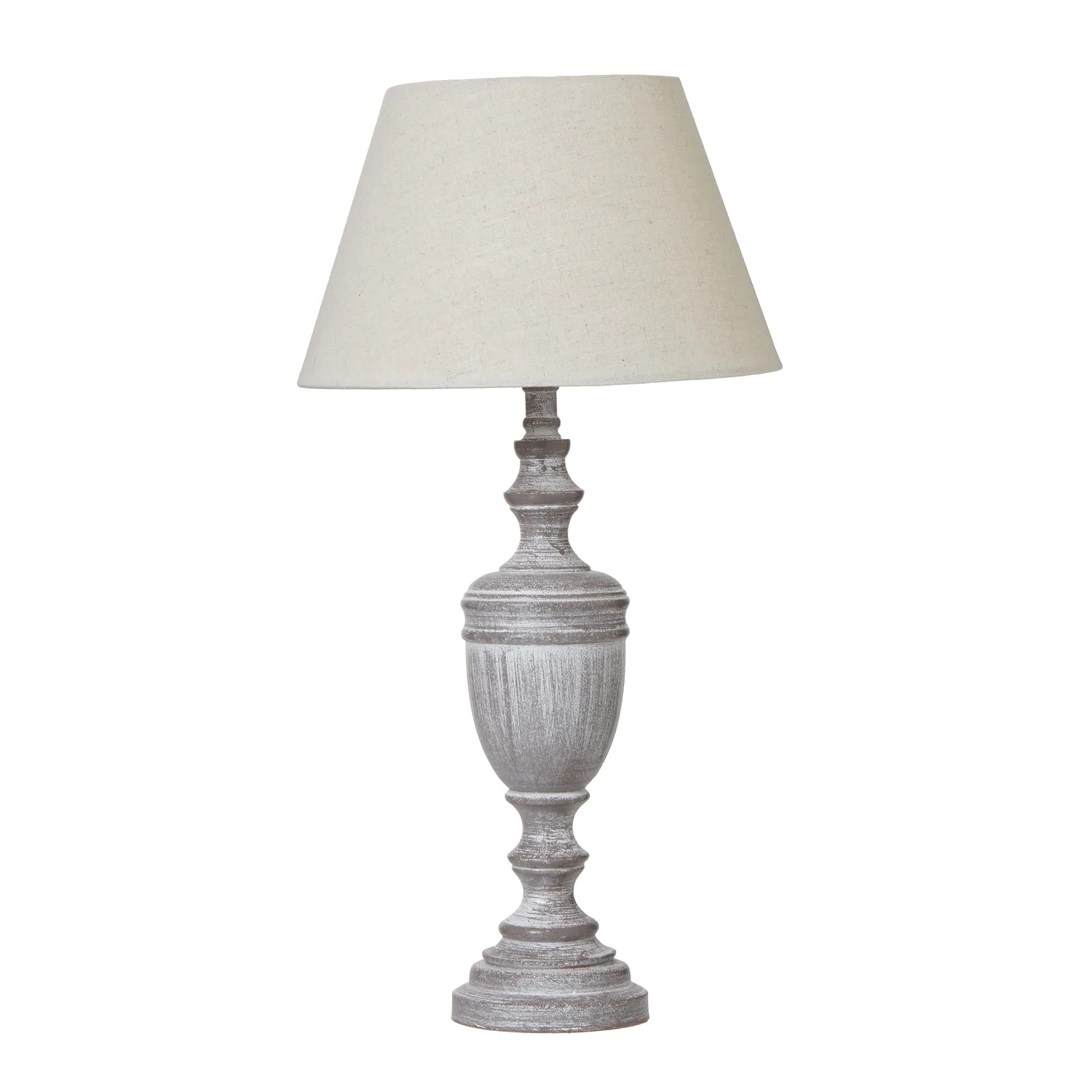Nola Artisan Urn Table Lamp with Premium Linen Shade
