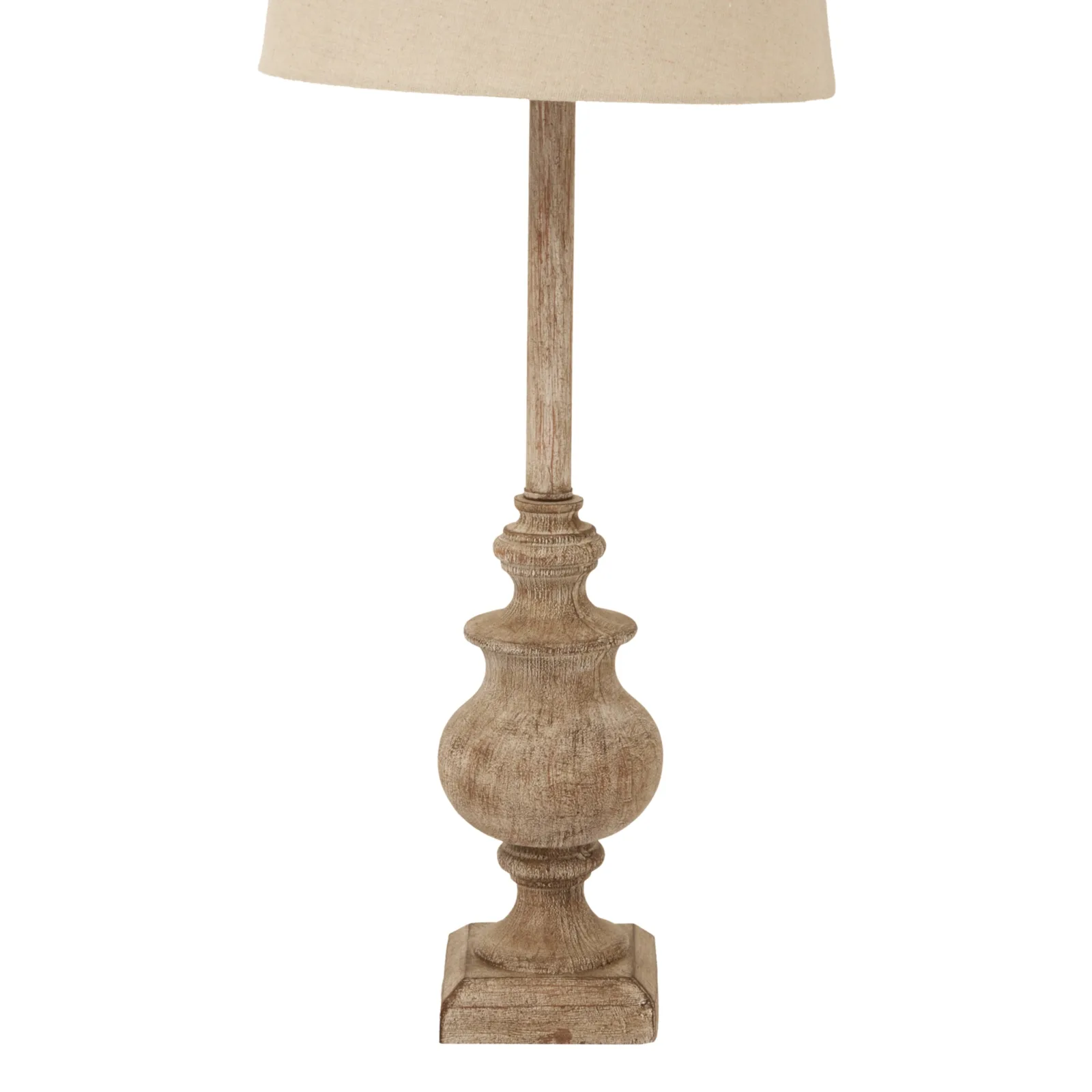 Chiaro Artisan Candlestick Table Lamp with Premium Linen Shade