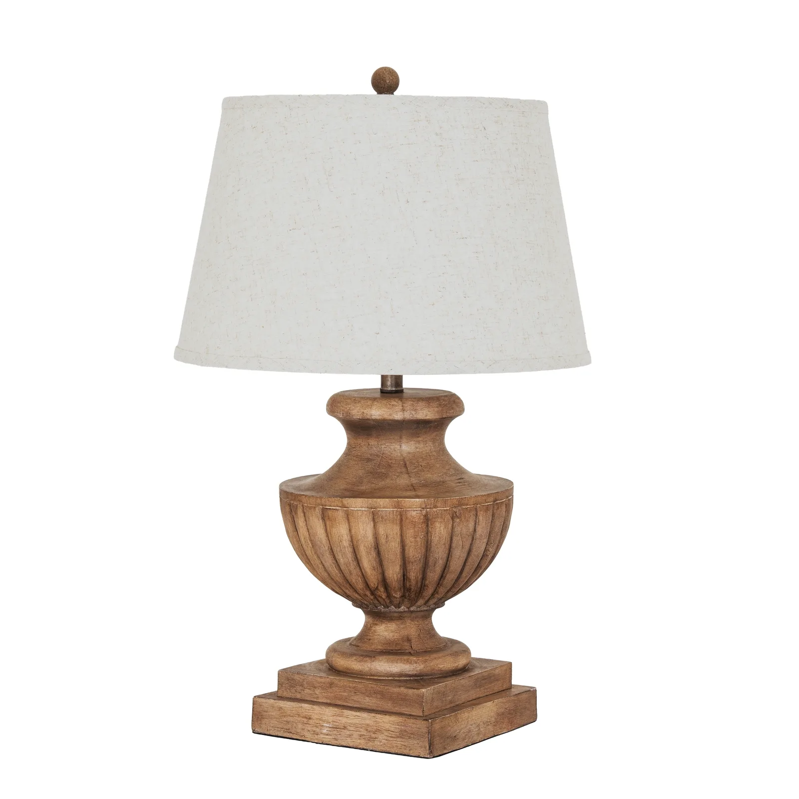 Marbelle Luxe Table Lamp with Hand-Edged Linen Shade