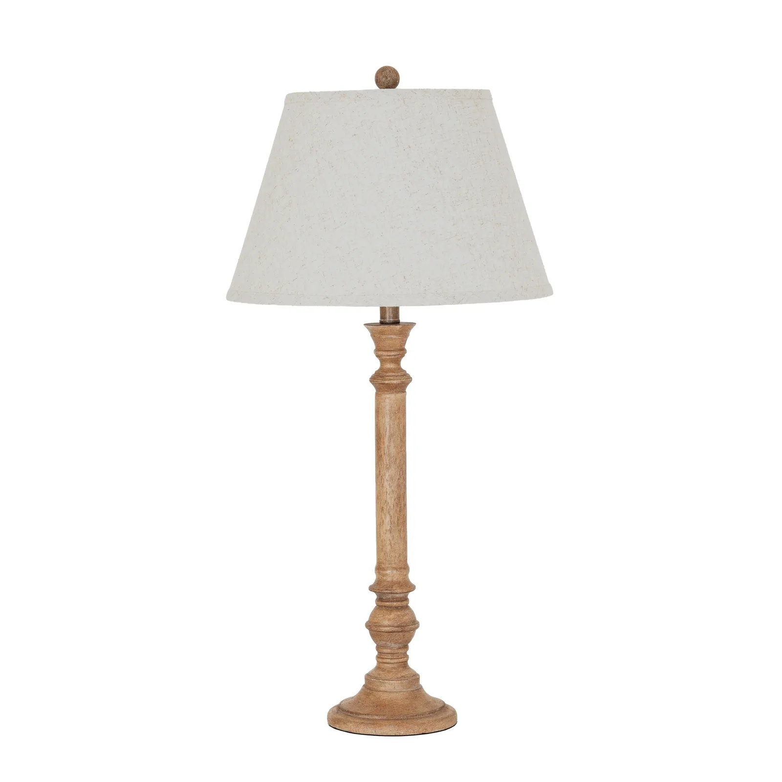 Solenne Artisan Table Lamp with Hand-Finished Edged Linen Shade