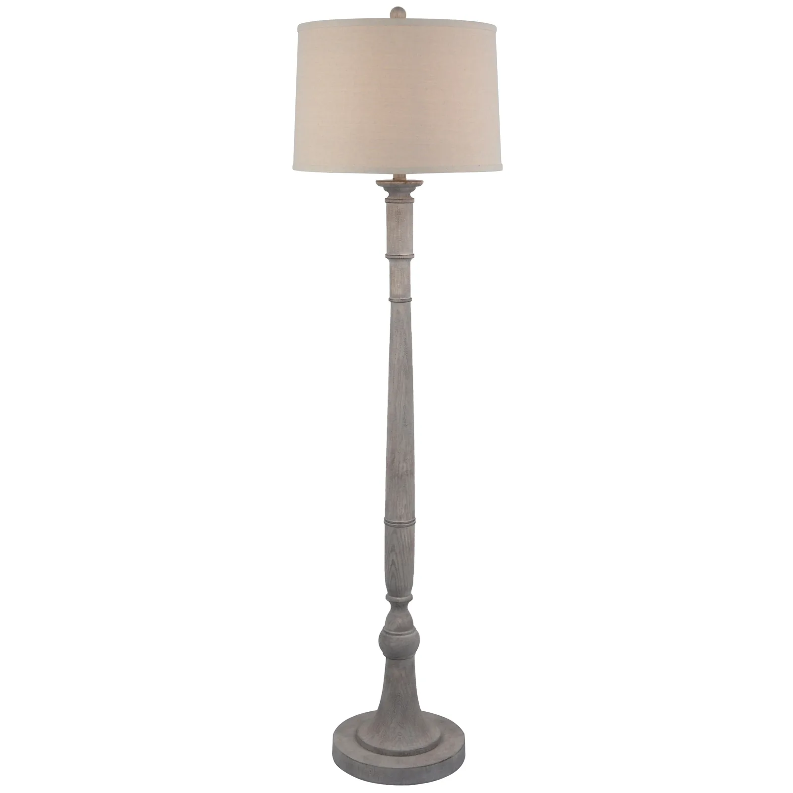 Stella Artisan Floor Lamp with Premium Linen Shade